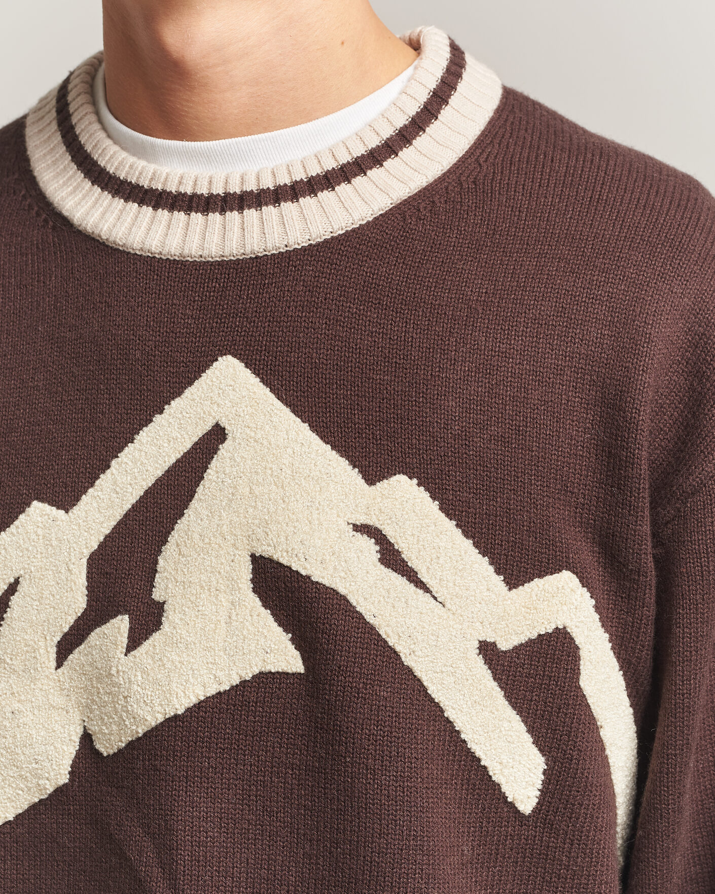 Herren | Pullover | J.Lindeberg | Steve Mountin Knitted Sweater Seal Brown
