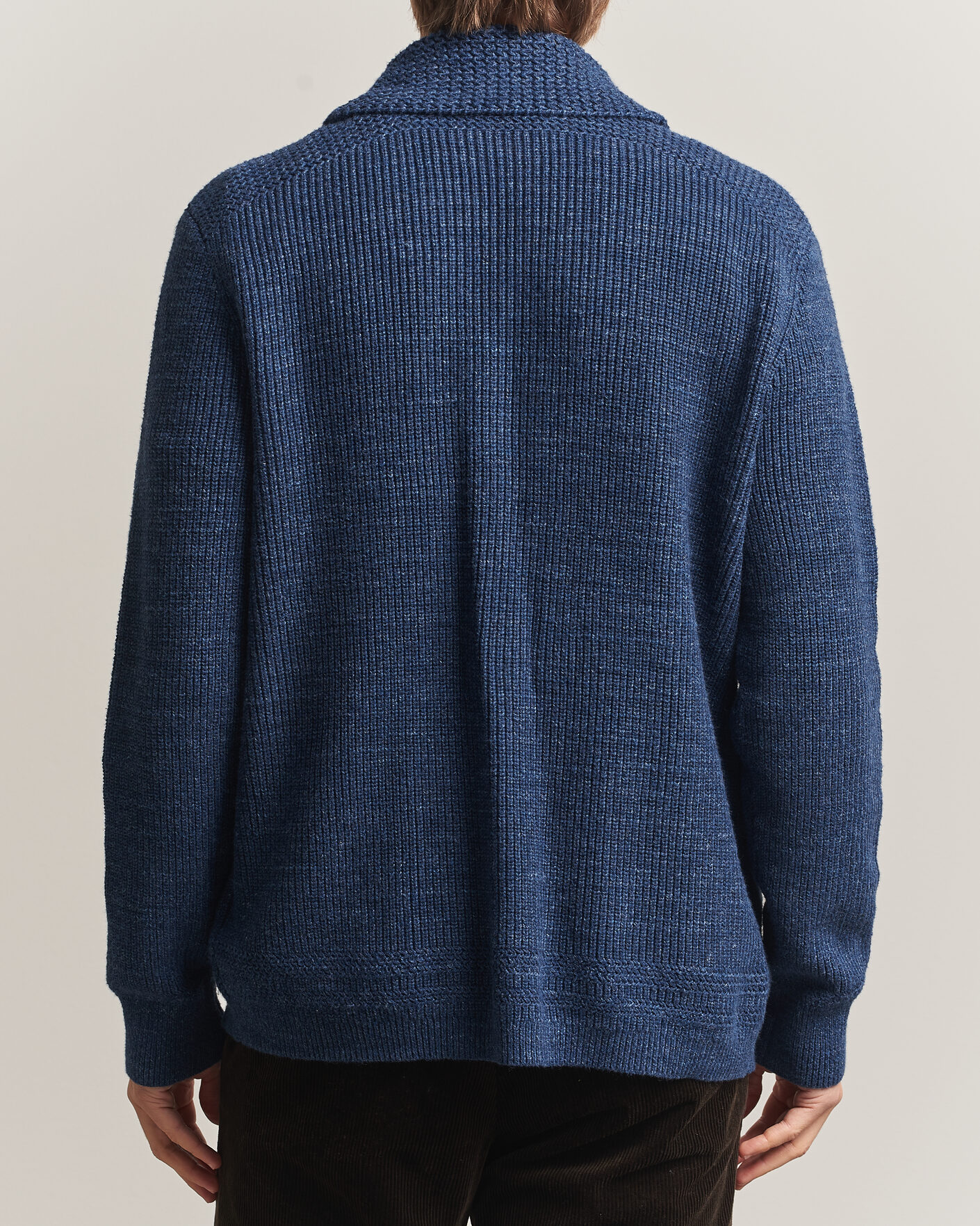 Herren | Pullover | Polo Ralph Lauren | Cotton Shawl Cardigan Blue Marl