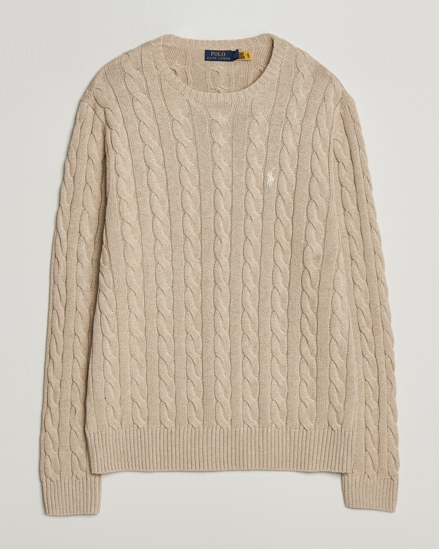 Herren | Pullover | Polo Ralph Lauren | Cotton Cable Pullover Jicama Brown Heather