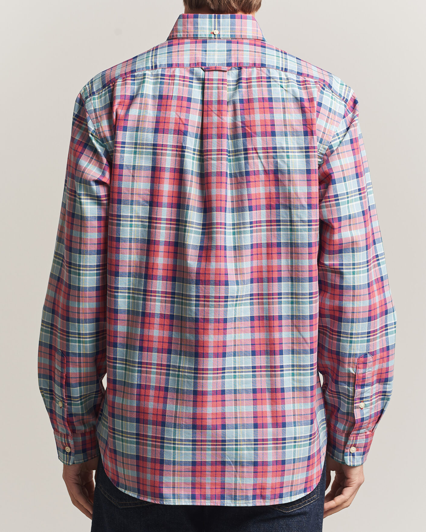 Herren | Hemden | Polo Ralph Lauren | Classic Fit Checked Oxford Sport Shirt Red Dusty Blue