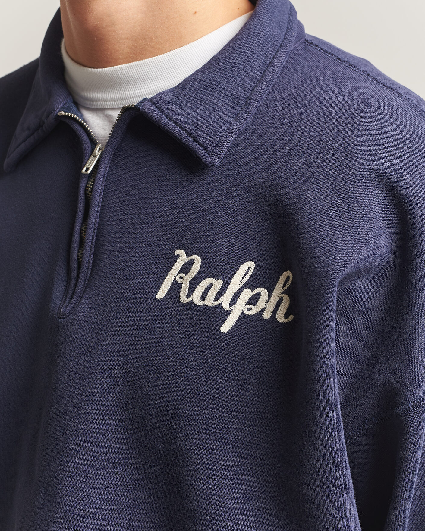 Herren | Pullover | Polo Ralph Lauren | Knit Half Zip Sweatshirt Dark Cobolt