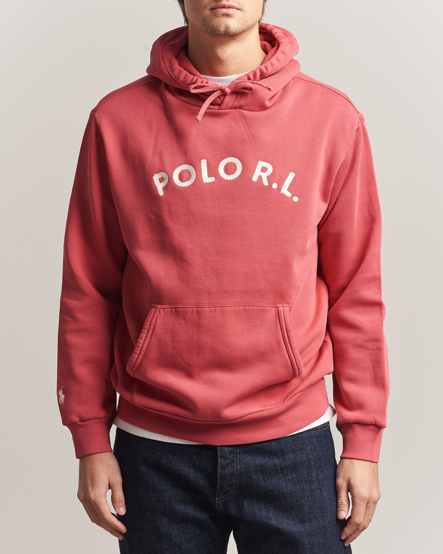 Herren | Pullover | Polo Ralph Lauren | Cotton Chest Logo Hood Nantucket Red