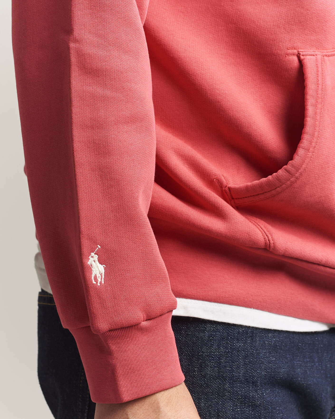 Herren | Pullover | Polo Ralph Lauren | Cotton Chest Logo Hood Nantucket Red