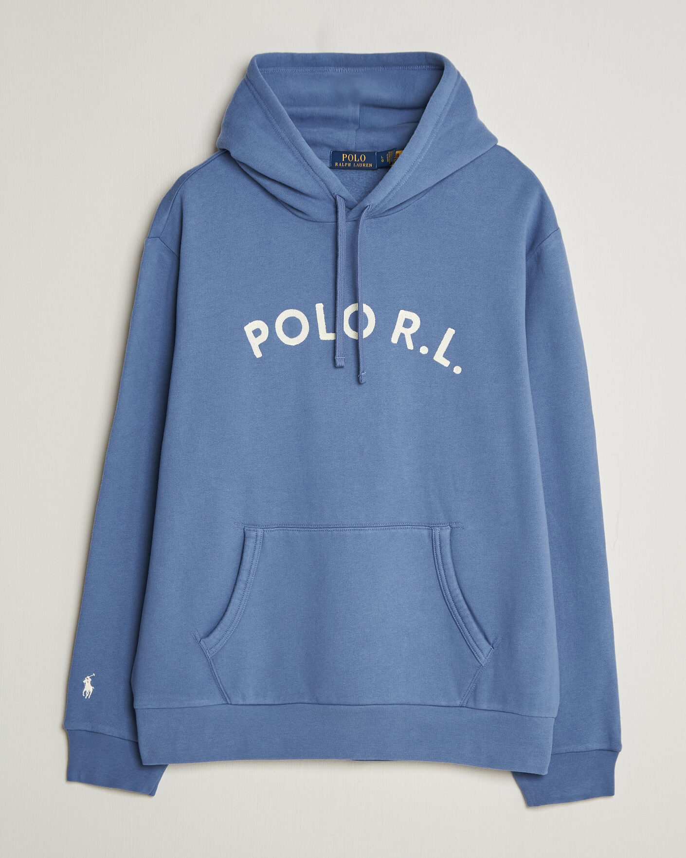 Herren | Pullover | Polo Ralph Lauren | Cotton Chest Logo Hood Carson Blue