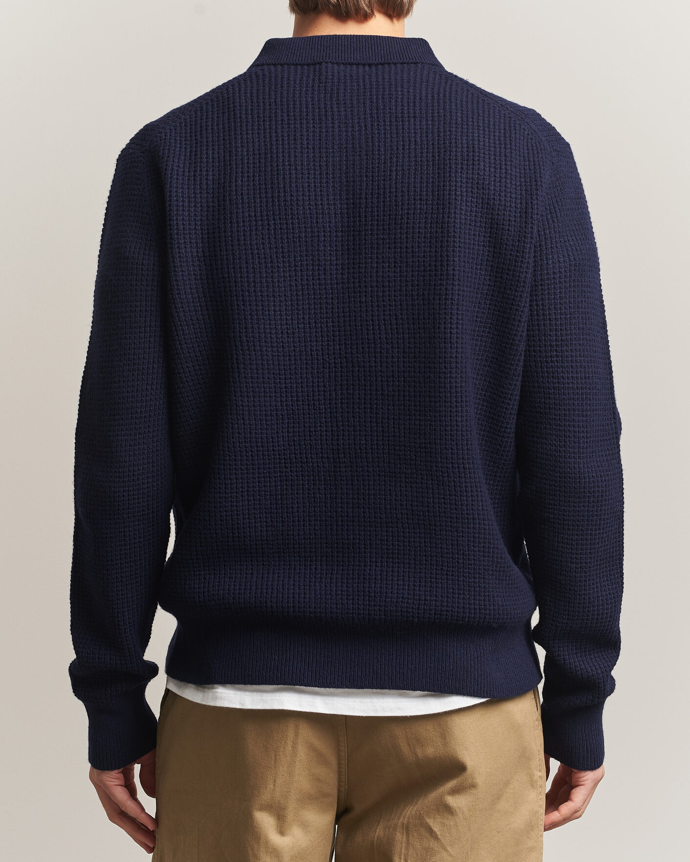 Herren | Pullover | Polo Ralph Lauren | Wool/Cotton Knitted Polo Hunter Navy