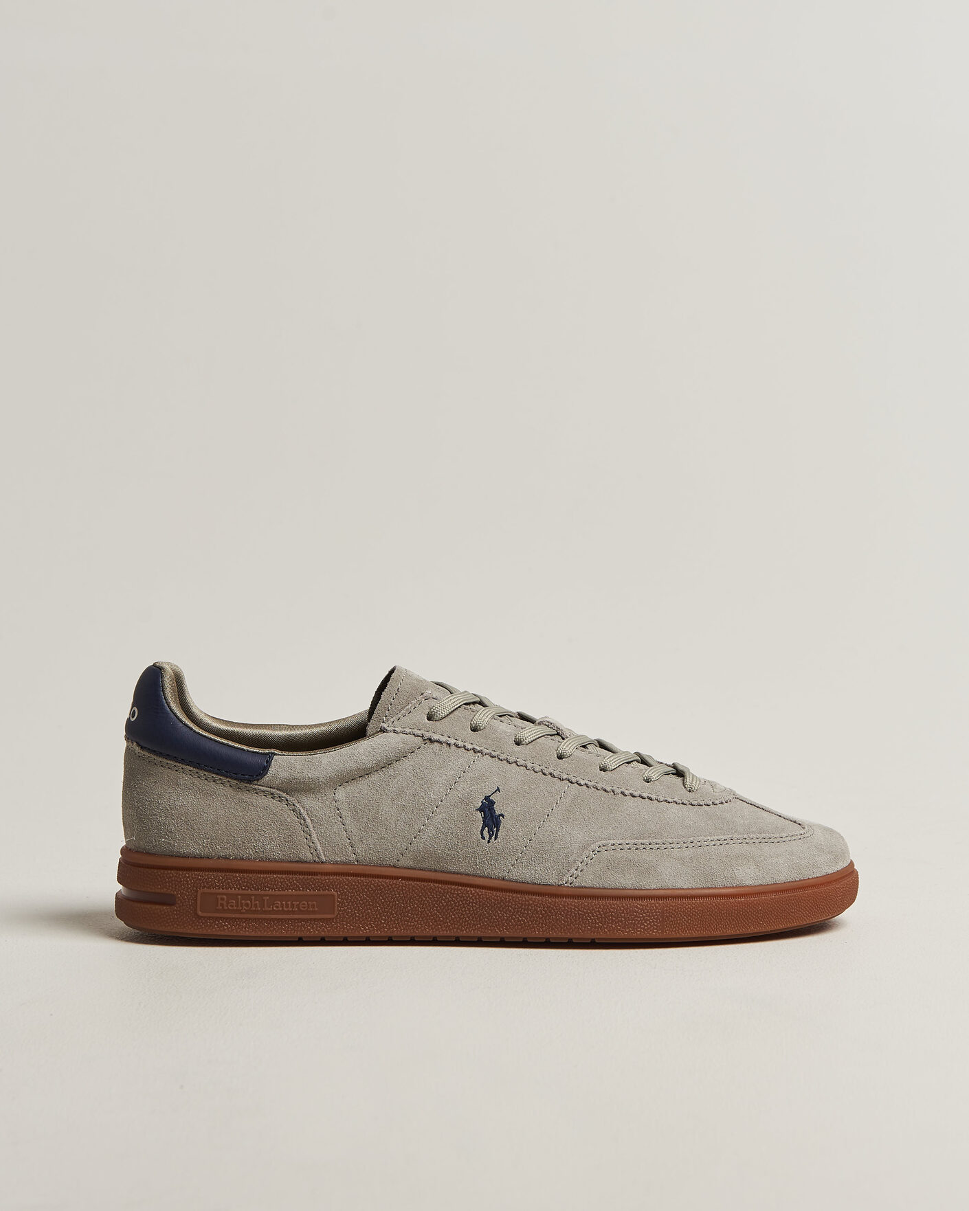 Herren | Sneaker | Polo Ralph Lauren | Bedford Suede Sneaker Earth Grey