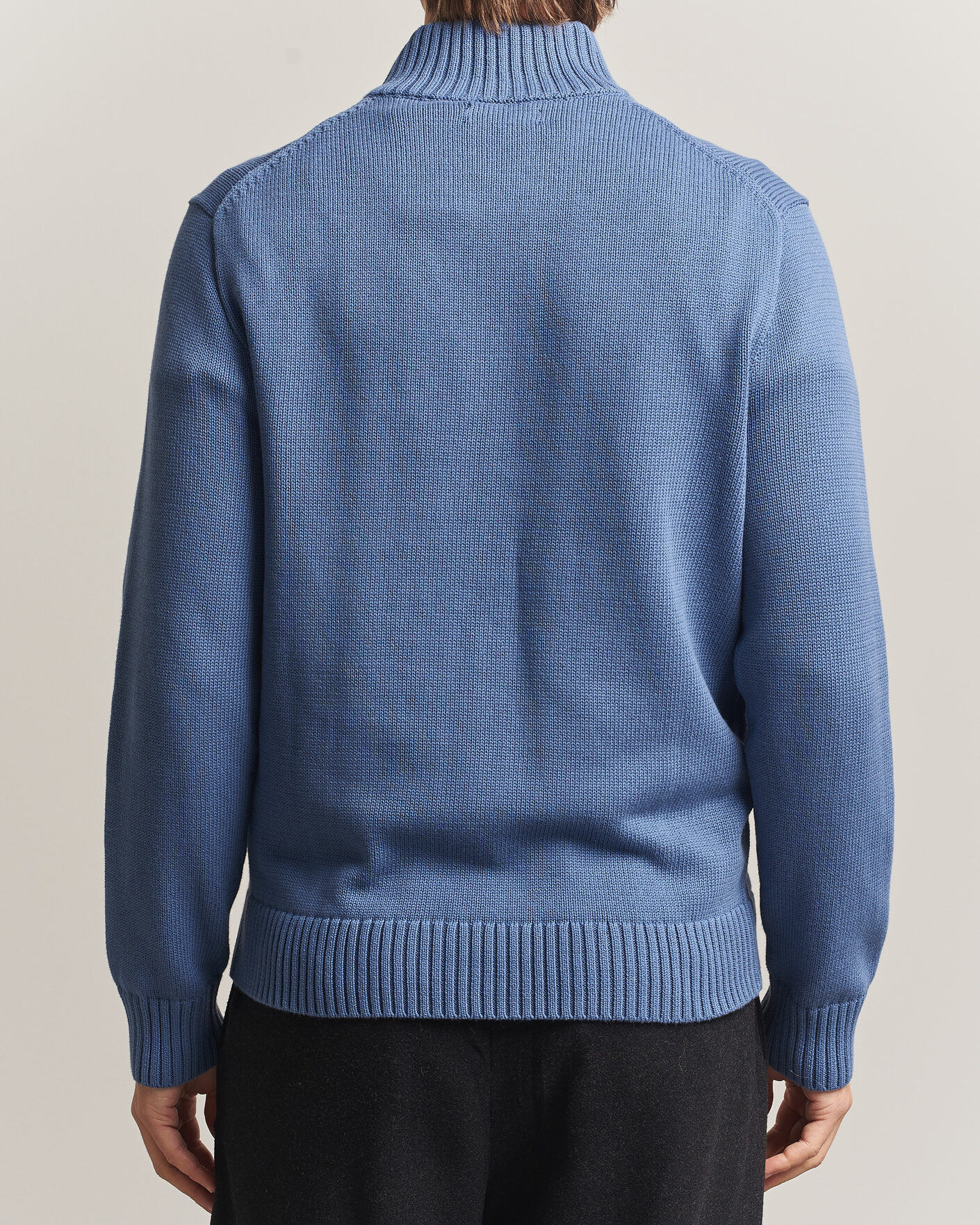 Herren | Pullover | Polo Ralph Lauren | Cotton Half Zip Carson Blue