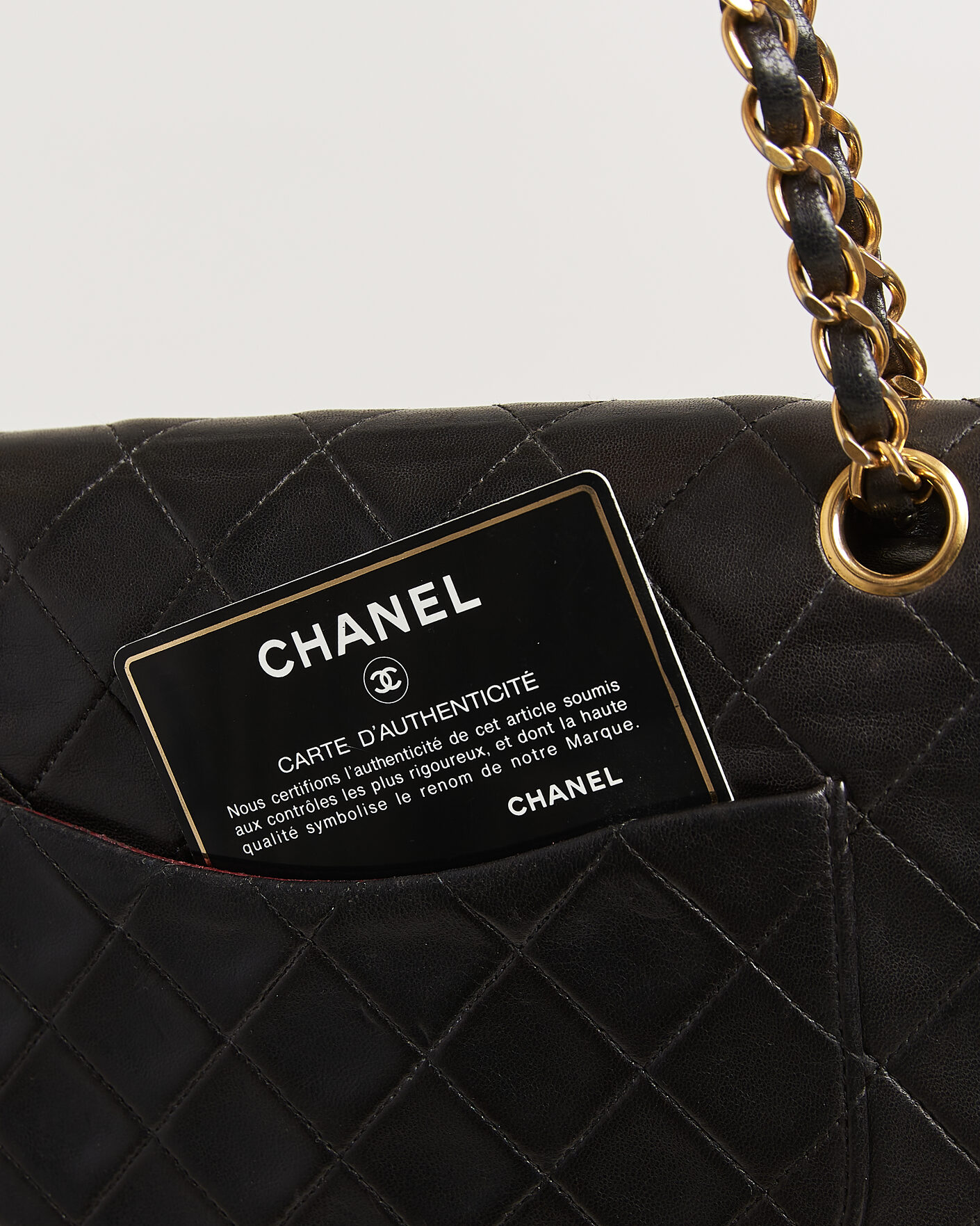 Herren | Pre-Owned & Vintage Bags | Louis Vuitton Pre-Owned | Chanel Pre-Owned Classic Medium Double Flap Bag Lambskin Black
