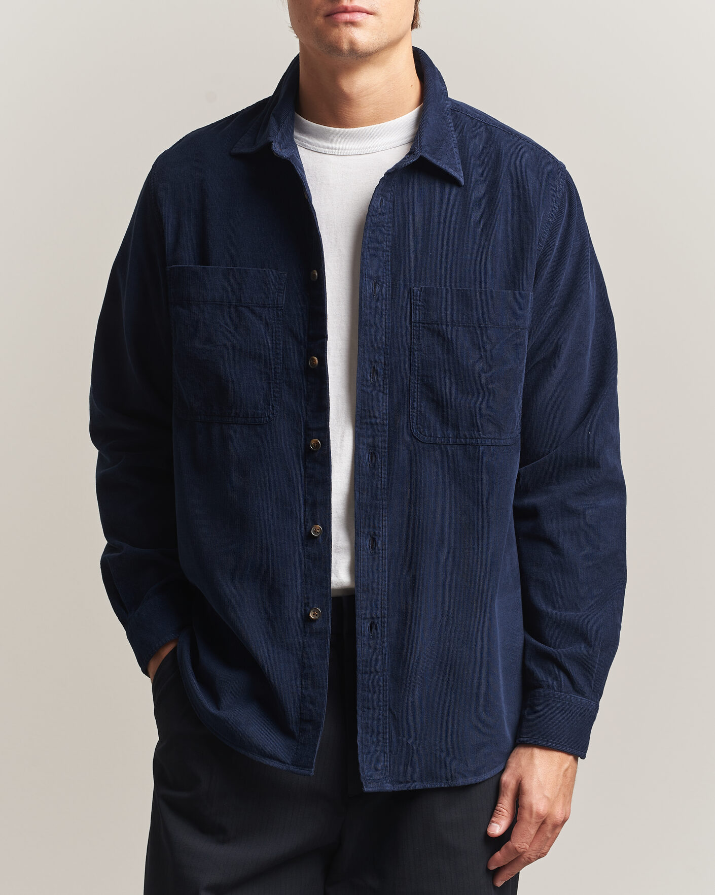 Herren | Hemden | PS Paul Smith | Casual Fit Corduroy Shirt Navy