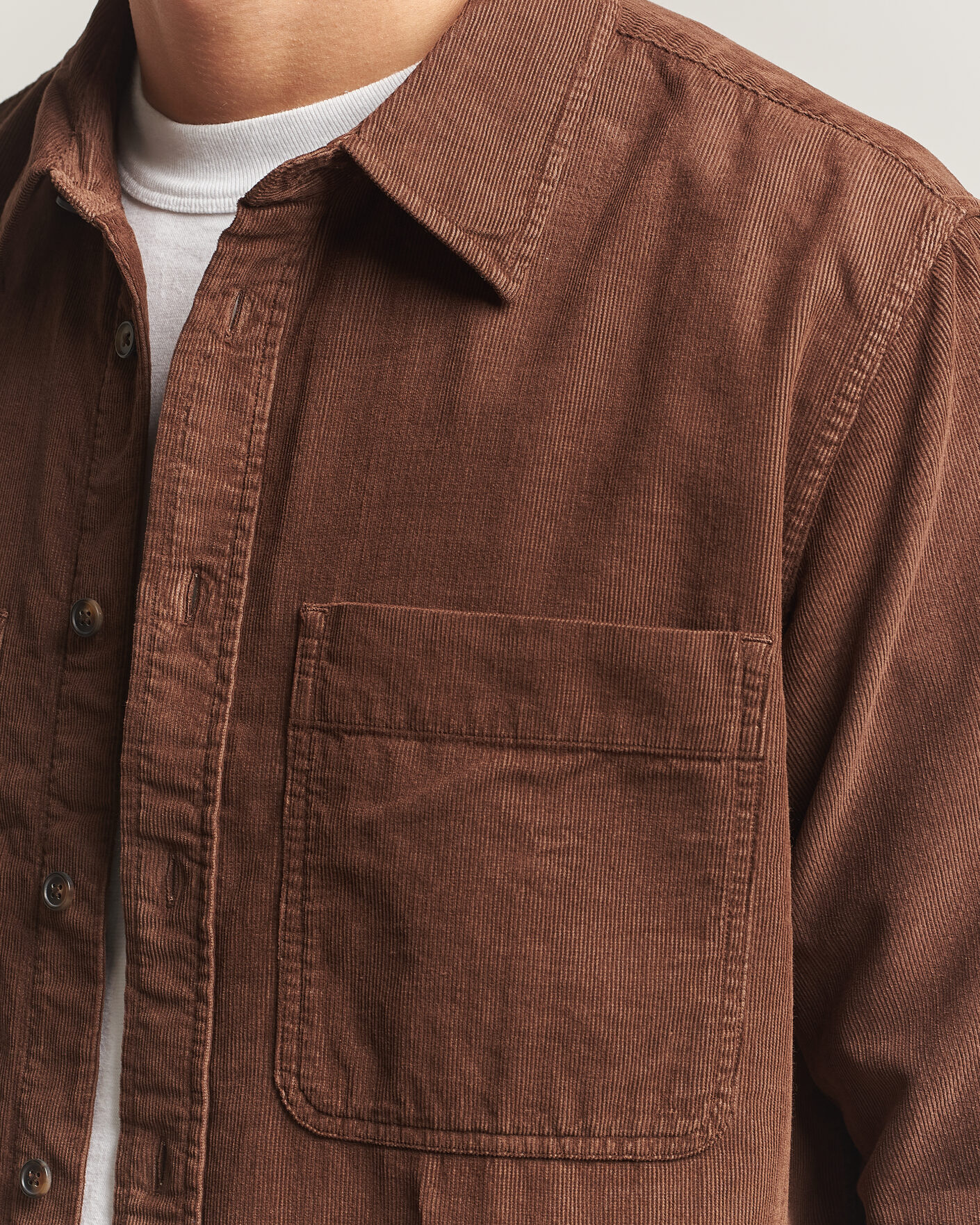 Herren | Hemden | PS Paul Smith | Casual Fit Corduroy Shirt Brown