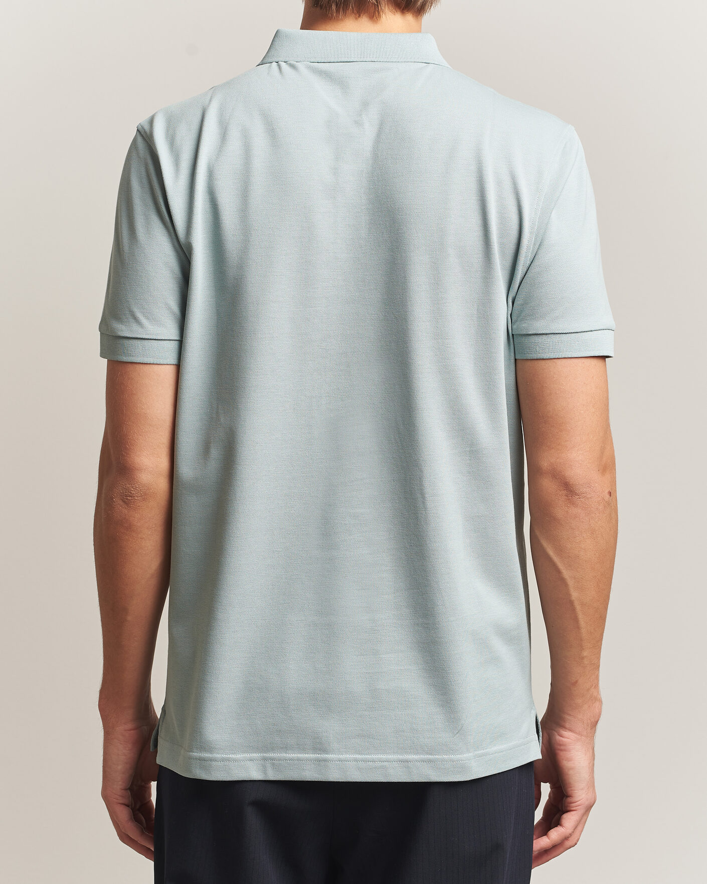 Herren | Poloshirts | Sunspel | Short Sleeve Pique Polo Light Green