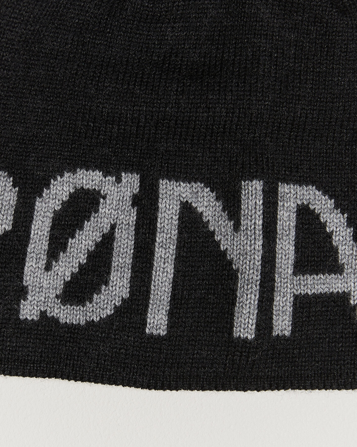 Herren | Mützen | Norrøna | Mid Merino Wool Logo Beanie Caviar Melange