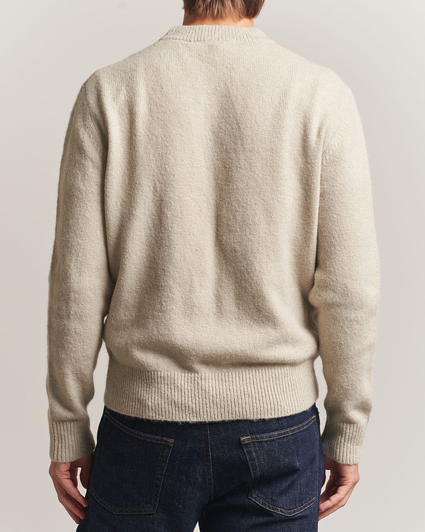 Herren | Pullover | Sunflower | Moon Alpaca Sweater Pebble