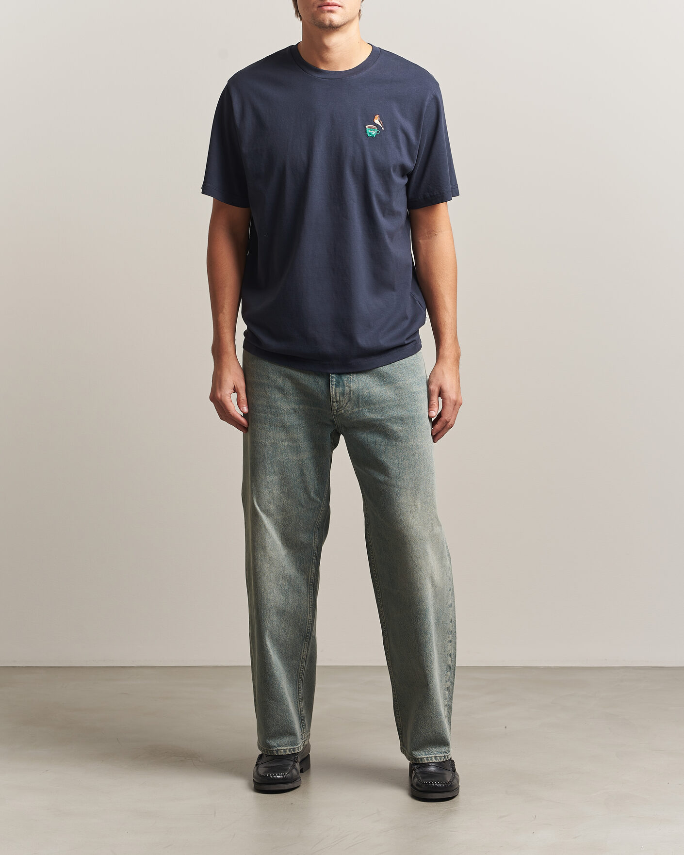 Herren | T-Shirts | Forét | Rest T-Shirt Navy