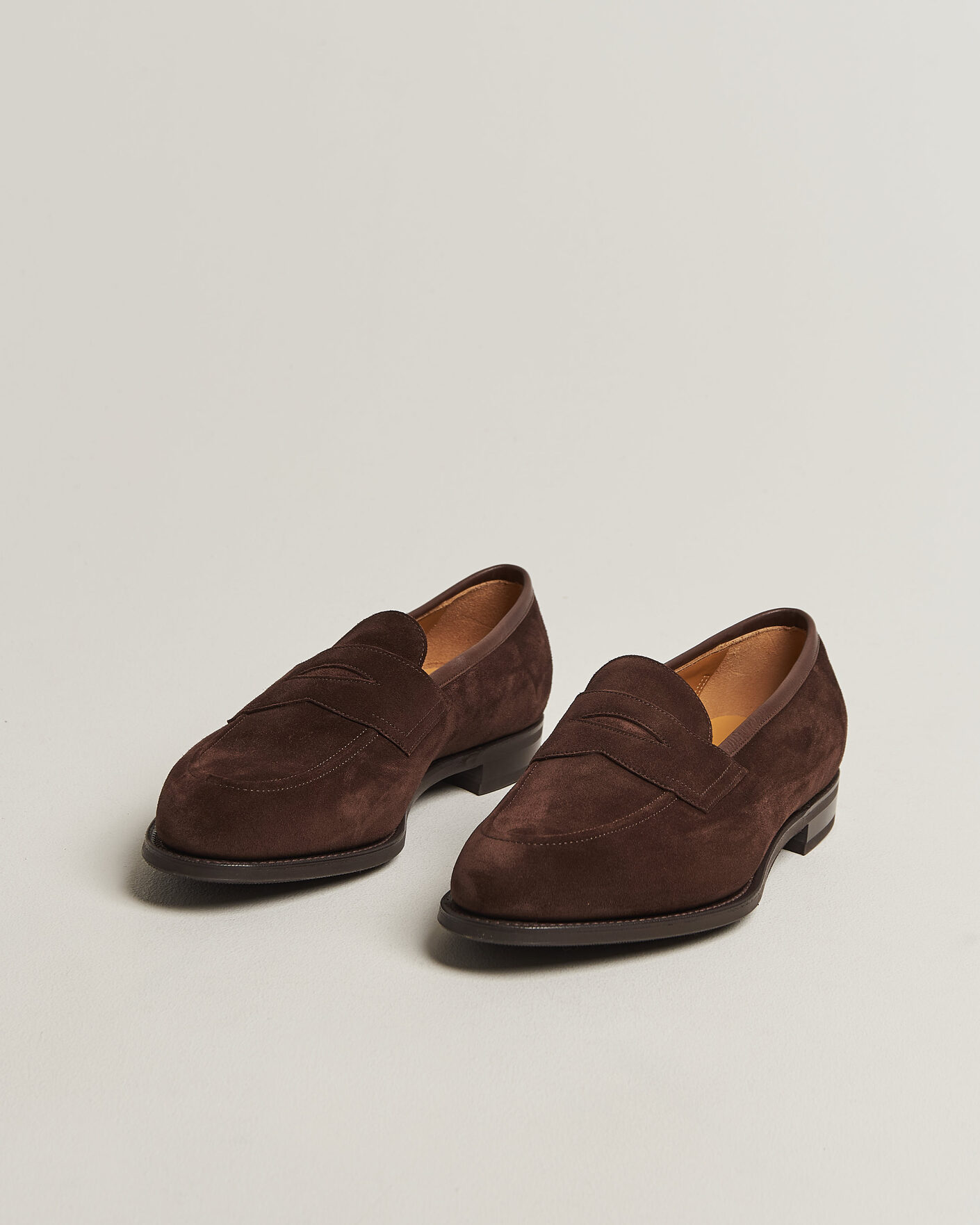 Herren | Loafer | Edward Green | Piccadilly Penny Loafer Mink Suede