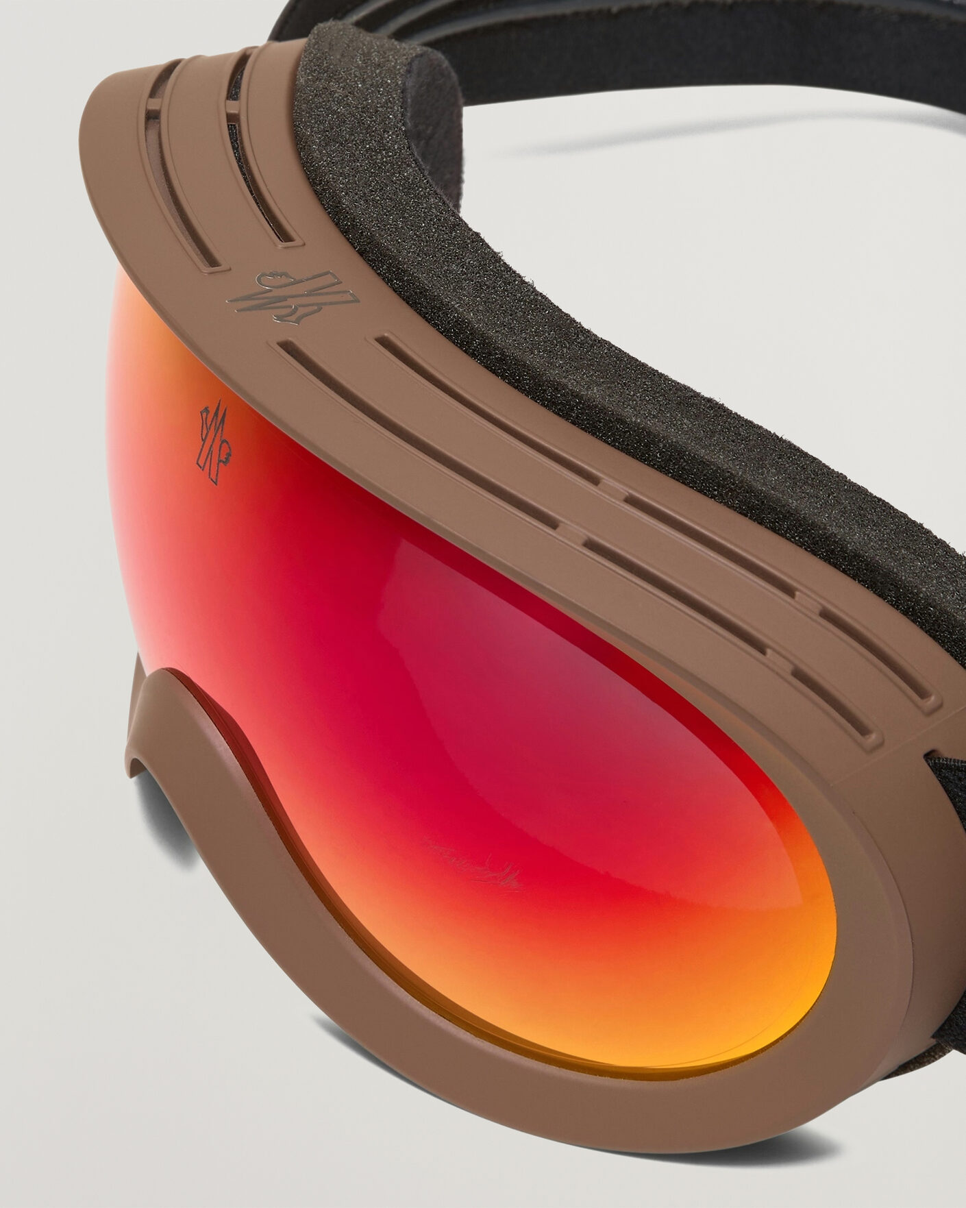 Herren | Sonnenbrillen | Moncler Lunettes | Snowray Ski Googles Matte Dark Brown