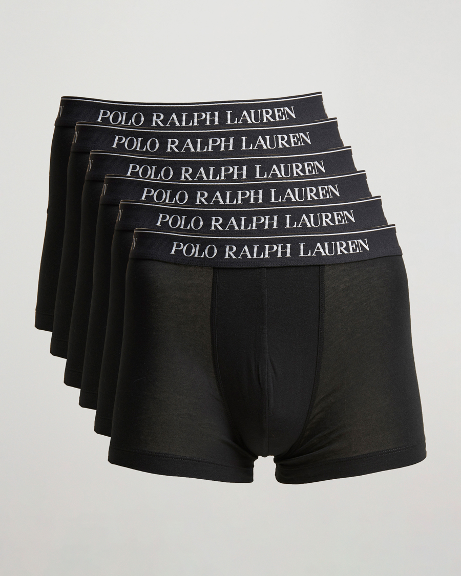 Herren | Unterwäsche | Polo Ralph Lauren | 6-Pack Trunk Black