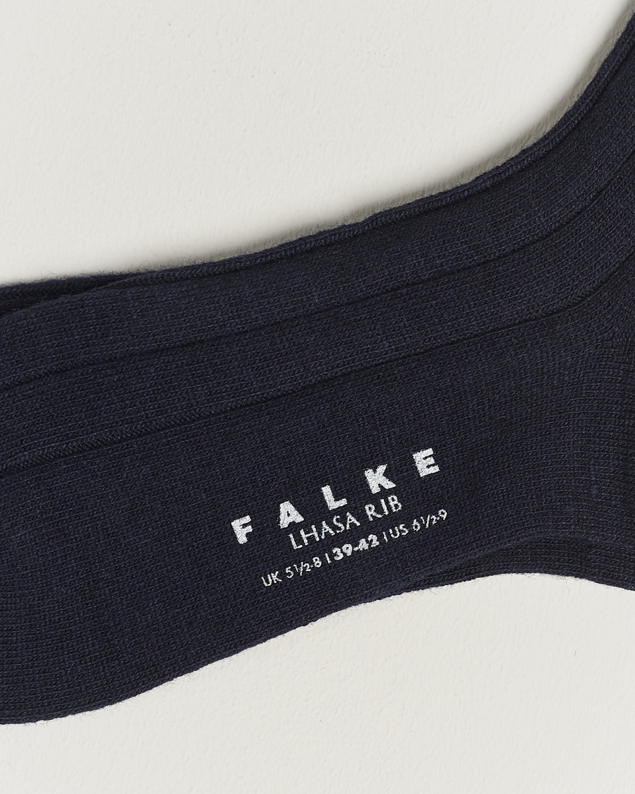 Herren | Unterwäsche | Falke | 3-Pack Lhasa Cashmere Socks Dark Navy