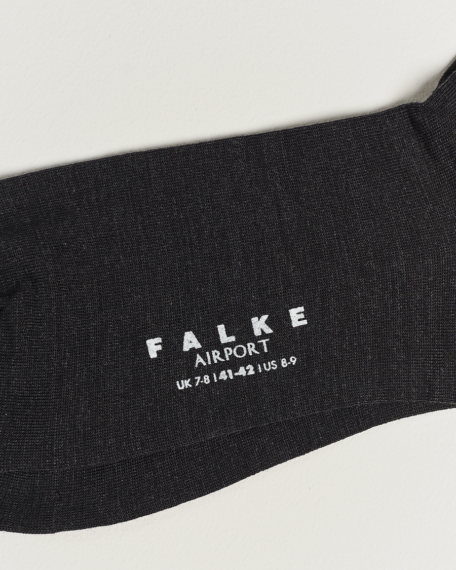 Herren | Falke | Falke | 5-Pack Airport Socks Anthracite Melange