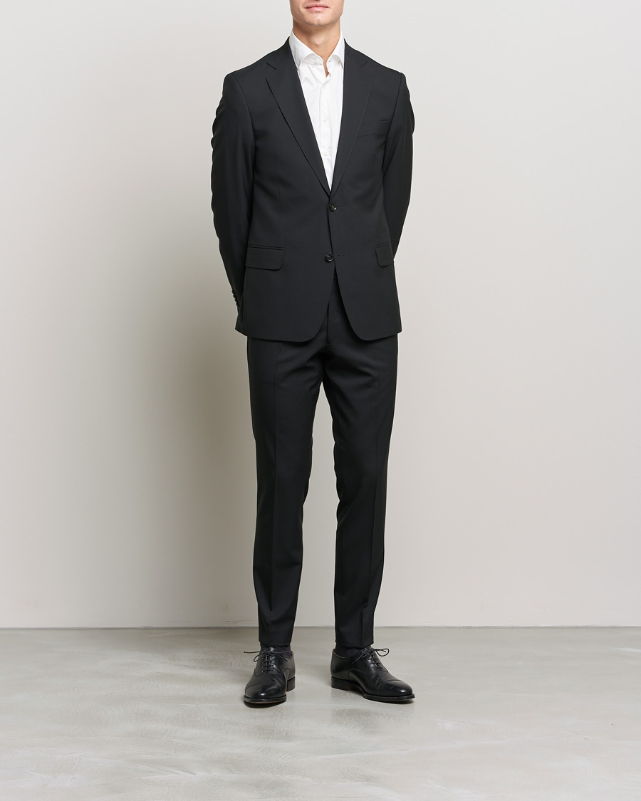 Men | Oscar Jacobson | Oscar Jacobson | Edmund Wool Suit Black