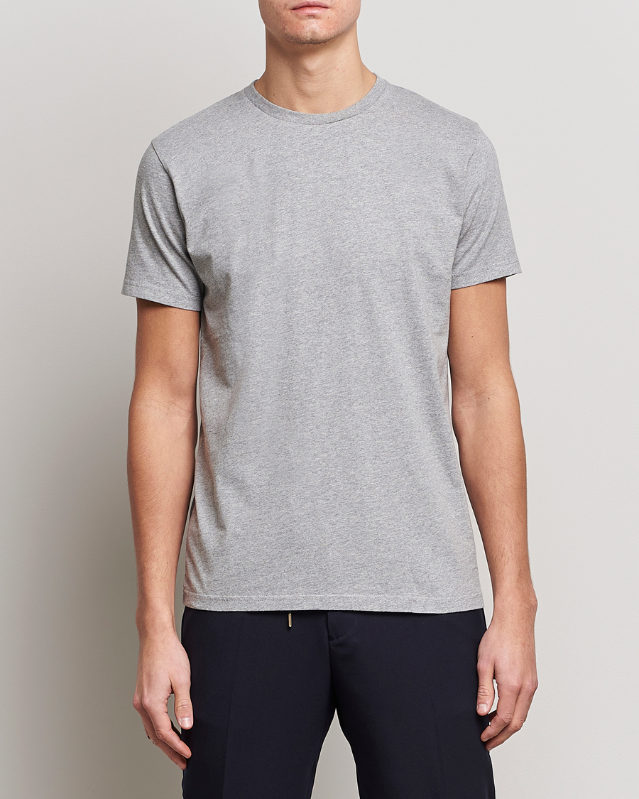 Herren | T-Shirts | Colorful Standard | 3-Pack Classic Organic T-Shirt Optical White/Heather Grey/Deep Black