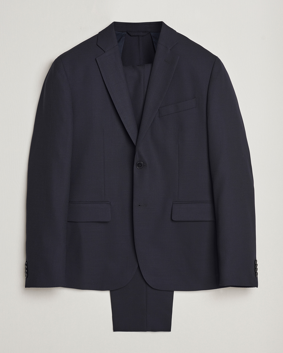 Herren | Anzüge | J.Lindeberg | Hopper Active Hopsack Suit Navy