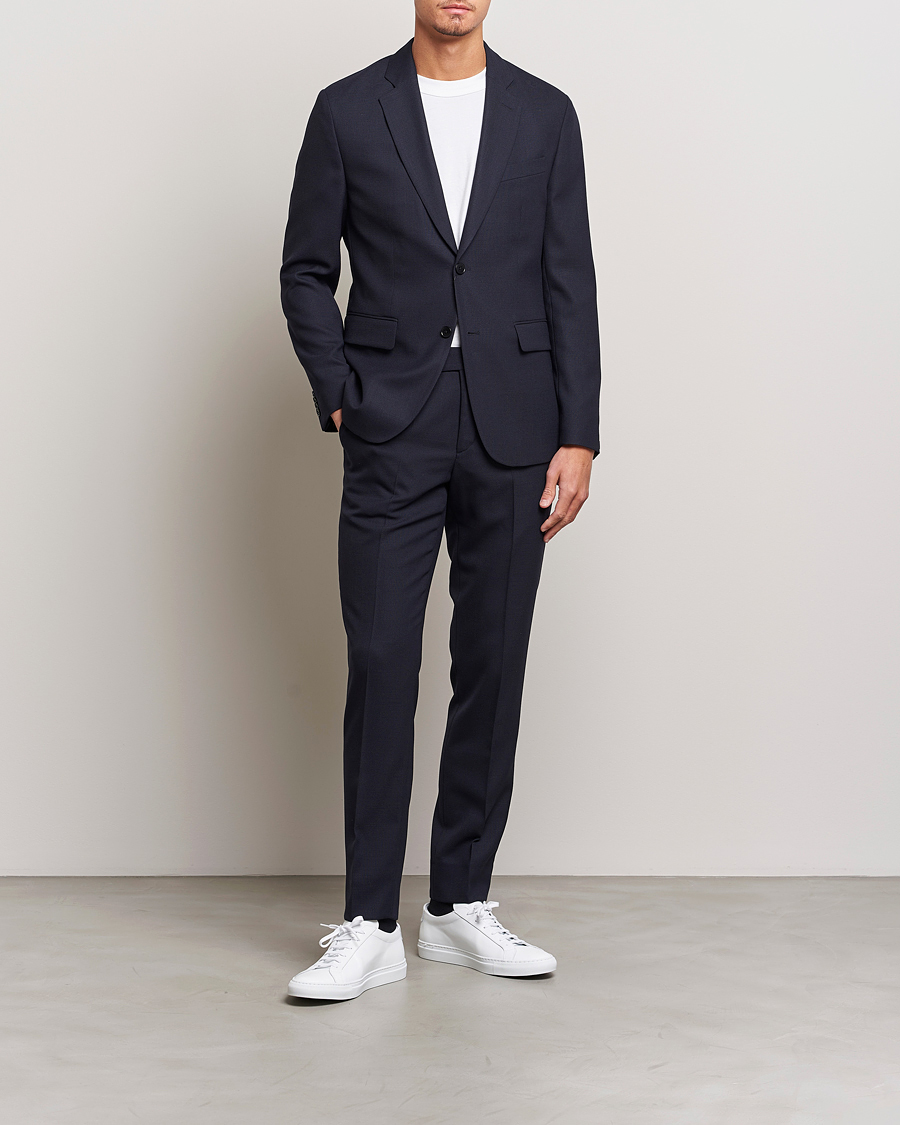 Herren | Anzüge | J.Lindeberg | Hopper Active Hopsack Suit Navy