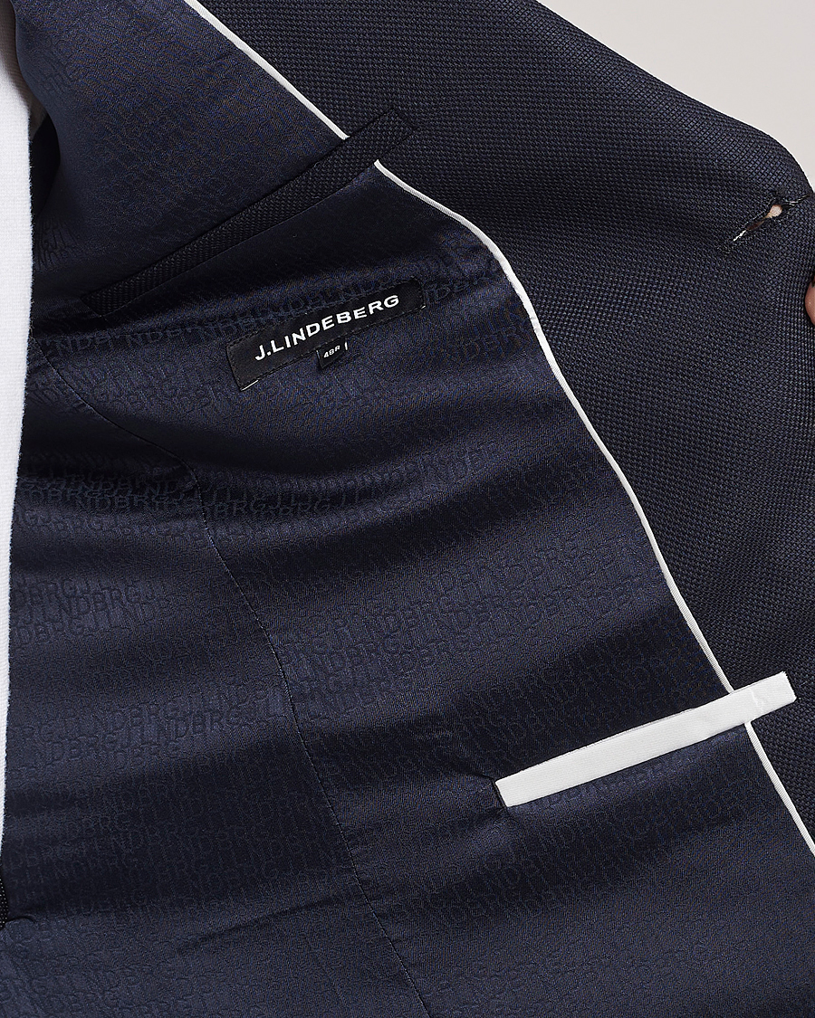 Herren | Anzüge | J.Lindeberg | Hopper Active Hopsack Suit Navy