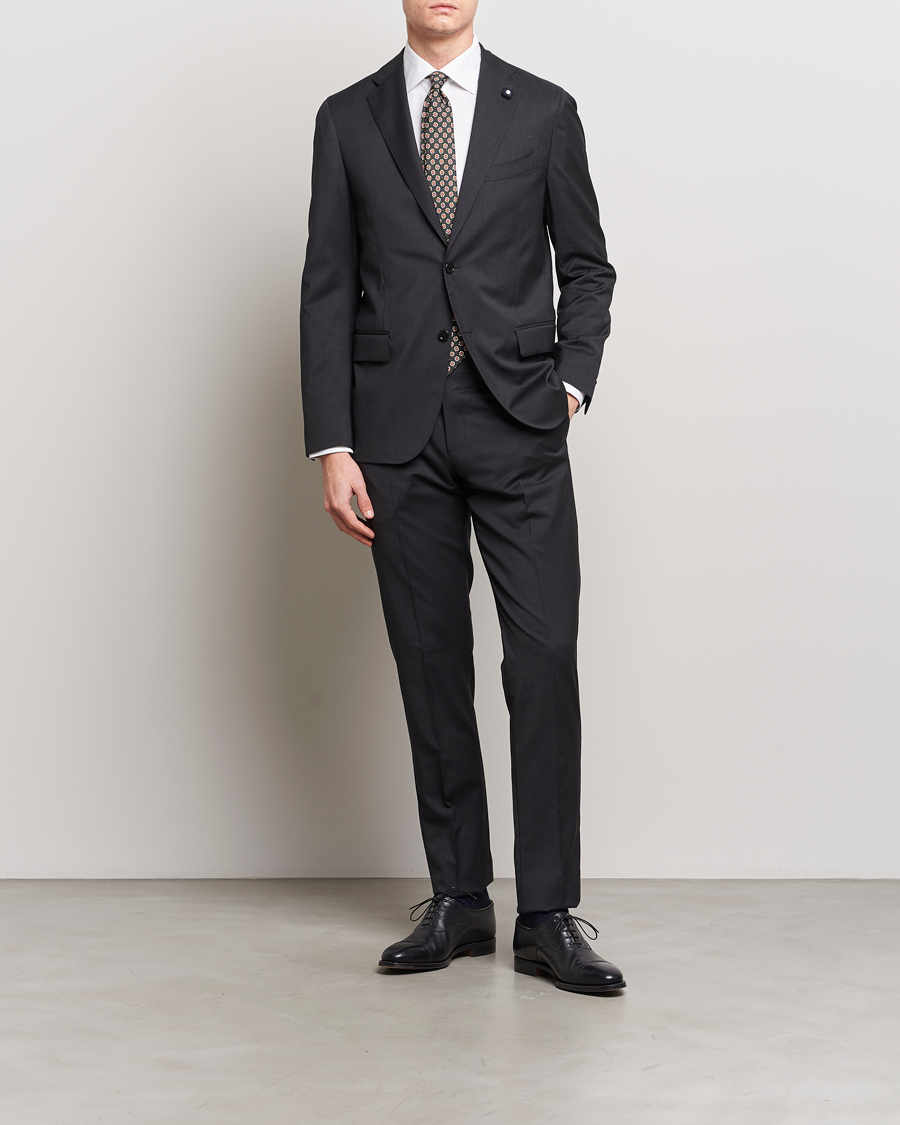 Herren | Anzüge | Lardini | Wool Suit Grey