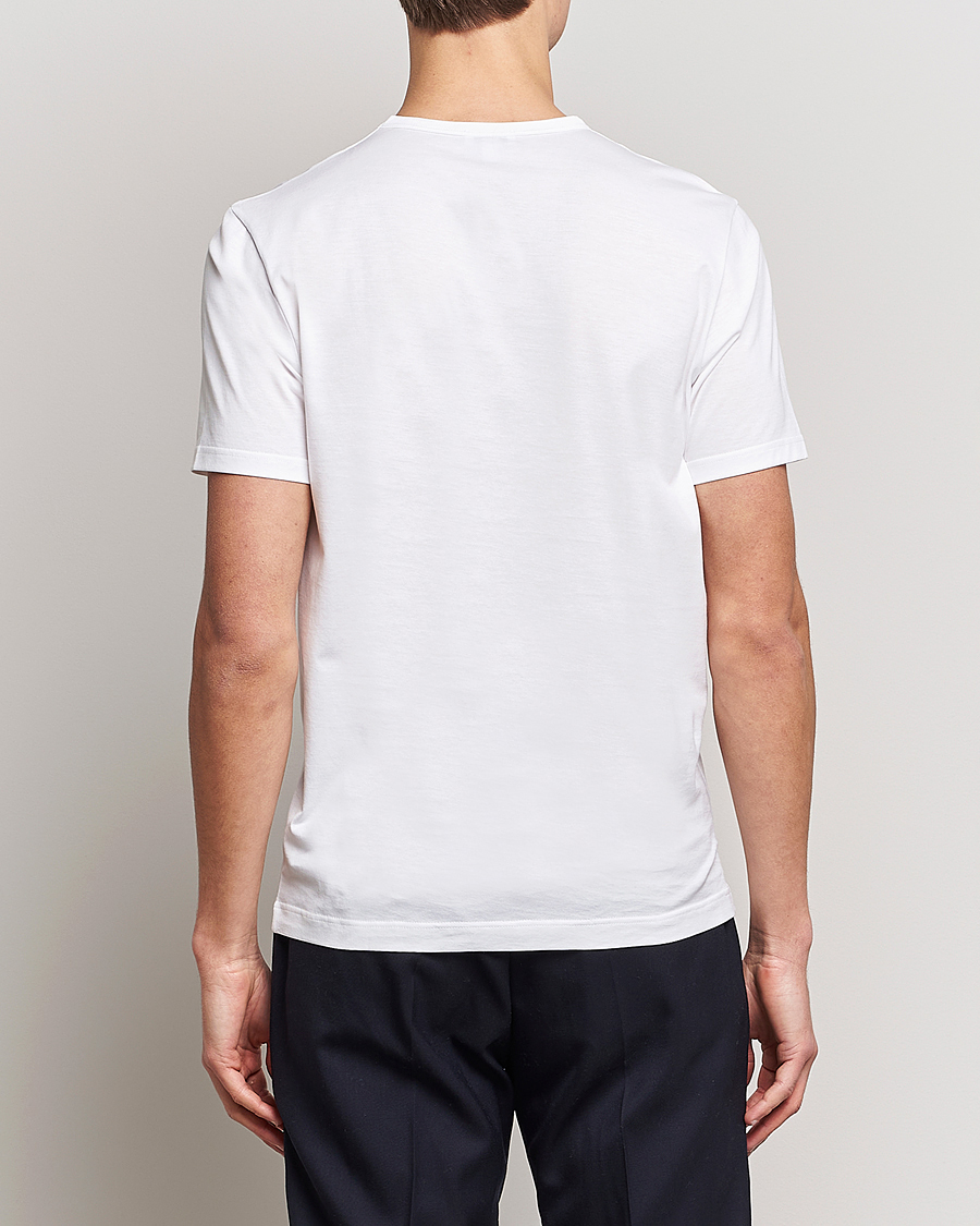 Herren | T-Shirts | Sunspel | 2-Pack Crew Neck Q82 Cotton T-Shirt White & Black