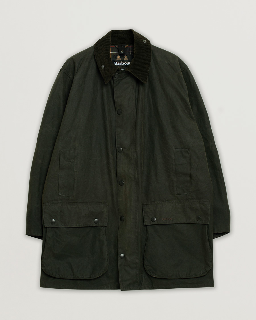 Herren | Barbour Lifestyle Classic Northumbria Jacket Olive | Pre-owned | Barbour Lifestyle Classic Northumbria Jacket Olive