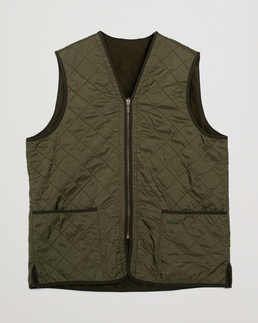 Herren | Jacken | Pre-owned | Barbour Lifestyle Quilt Waistcoat/Zip-In Liner Olive