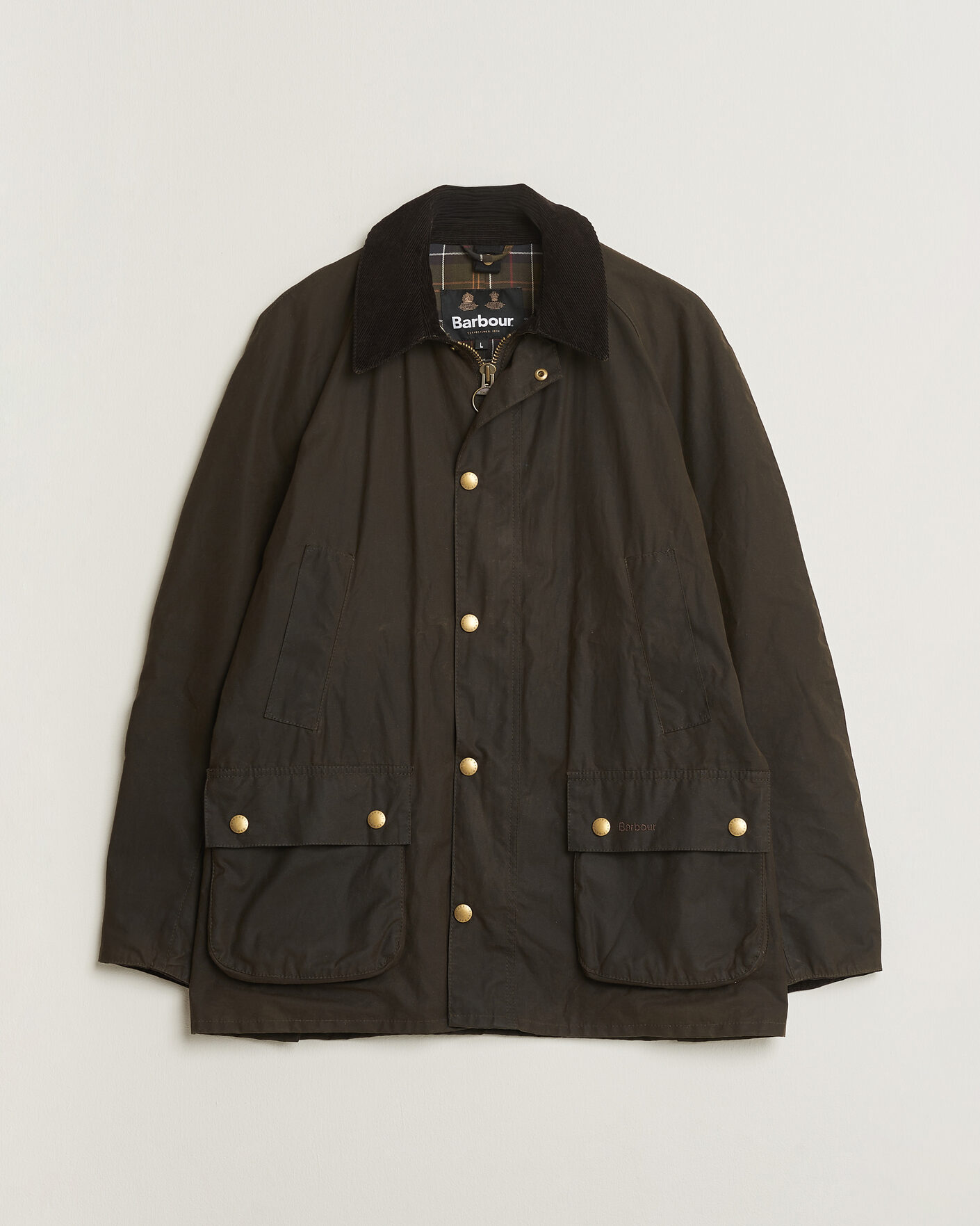 Herren | Pre-owned Jacken | Pre-owned | Barbour Lifestyle Ashby Wax Jacket Olive L