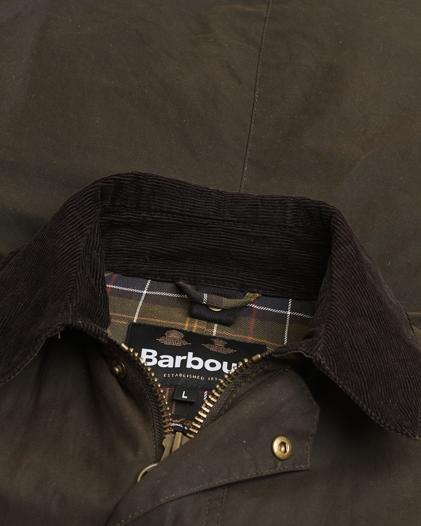 Herren | Pre-owned Jacken | Pre-owned | Barbour Lifestyle Ashby Wax Jacket Olive L