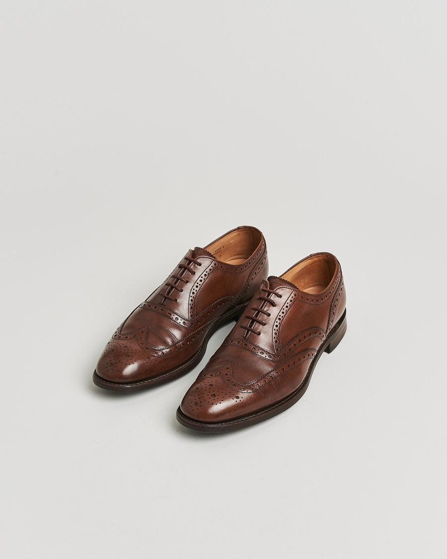Herren | Loake 1880 Cumbria Brogue Brown Calf UK9 - EU43 | Pre-owned | Loake 1880 Cumbria Brogue Brown Calf UK9 - EU43