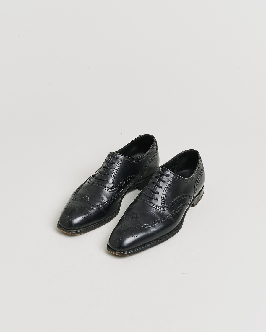 Herren | Pre-owned Schuhe | Pre-owned | Crockett & Jones Clifford Brogues Black Calf UK7 - EU41