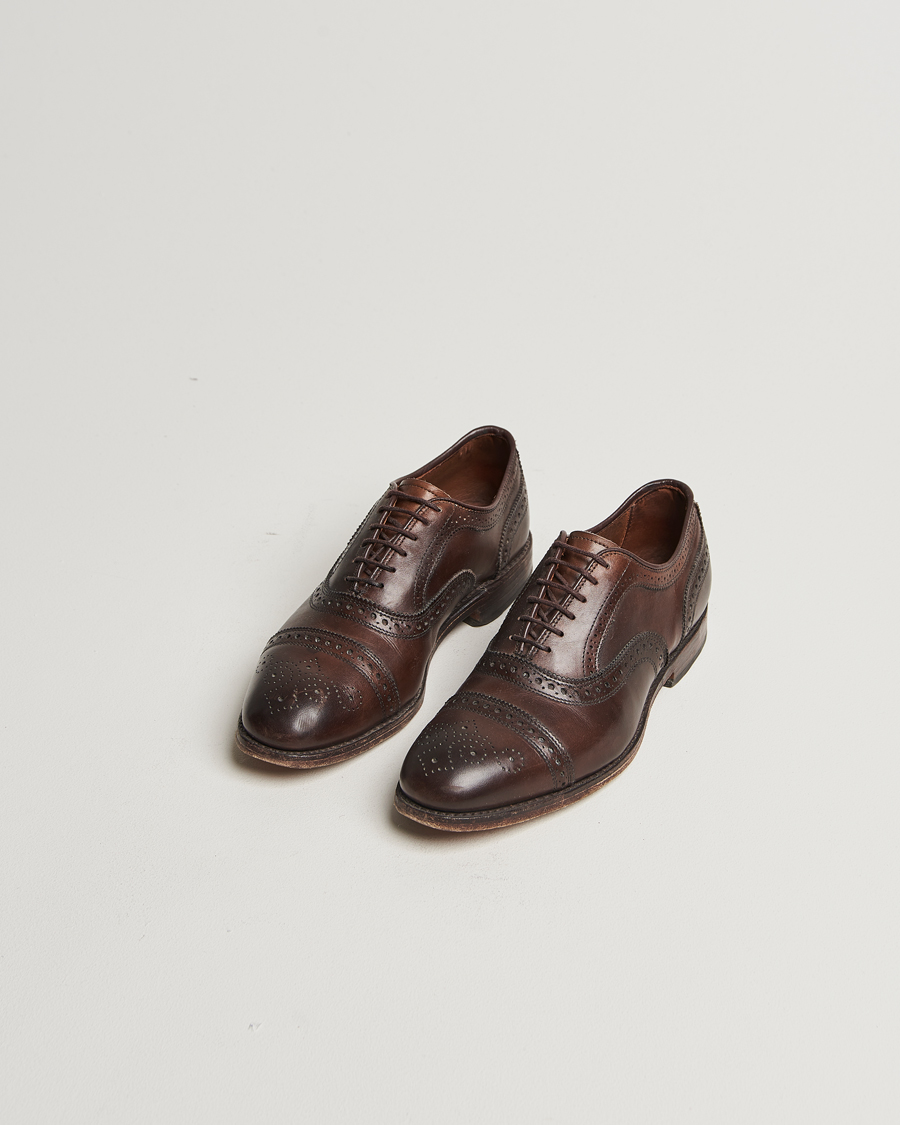 Herren | Allen Edmonds Strand Brogue Brown Cordovan US7,5 - EU41 | Pre-owned | Allen Edmonds Strand Brogue Brown Cordovan US7,5 - EU41
