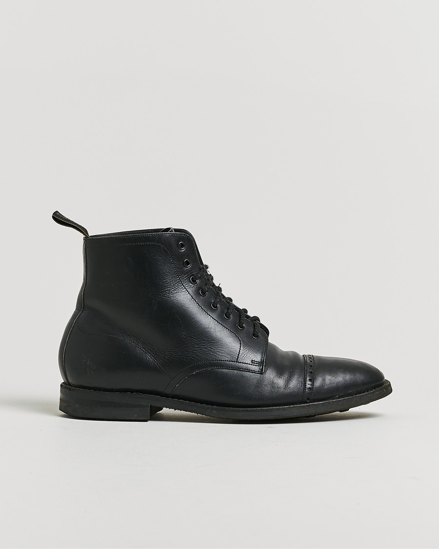 Herren | Pre-owned Rahmengenähte Schuhe | Pre-owned | Loake 1880 Hyde Boot Black Calf UK7 - EU41