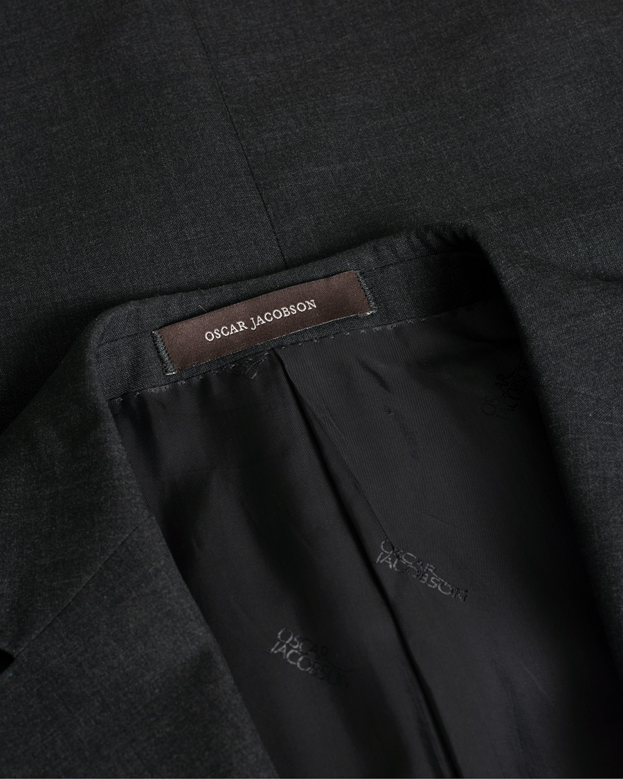 Herren | Oscar Jacobson Edmund Blazer Super 120's Wool Grey | Pre-owned | Oscar Jacobson Edmund Blazer Super 120's Wool Grey
