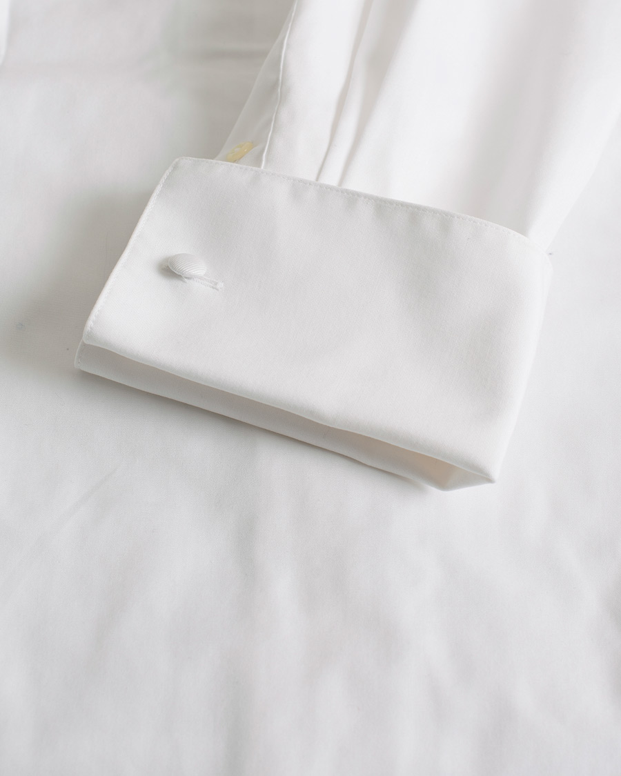 Herren | Hemden | Pre-owned | Eton Slim Fit Tuxedo Shirt Black Ribbon White