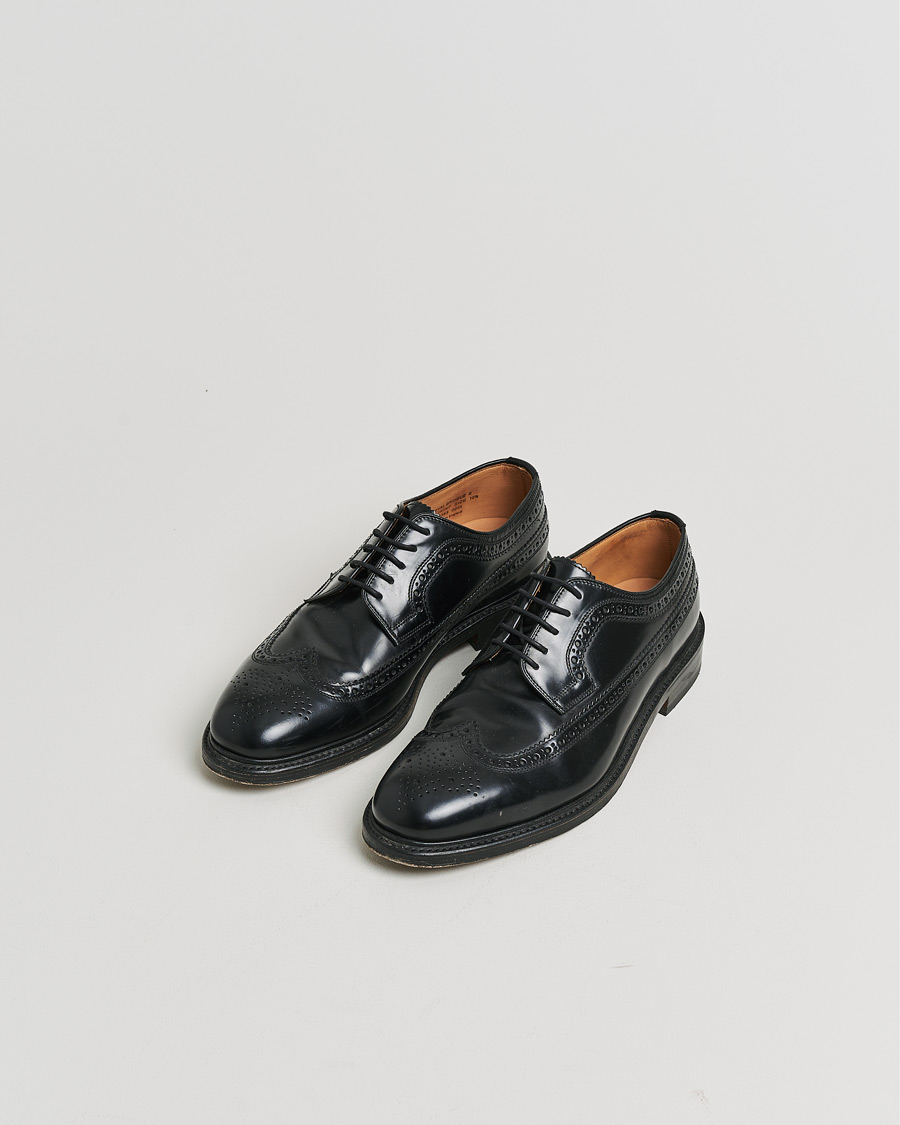 Herren | Pre-owned Rahmengenähte Schuhe | Pre-owned | Loake Shoemakers Royal Brogue Black Polished Calf UK10,5 - EU44,5