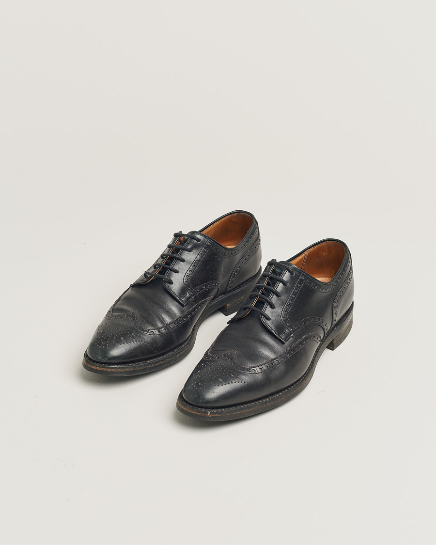 Herren | Pre-owned Schuhe | Pre-owned | Crockett & Jones Swansea Brogue Black UK8,5 - EU42,5