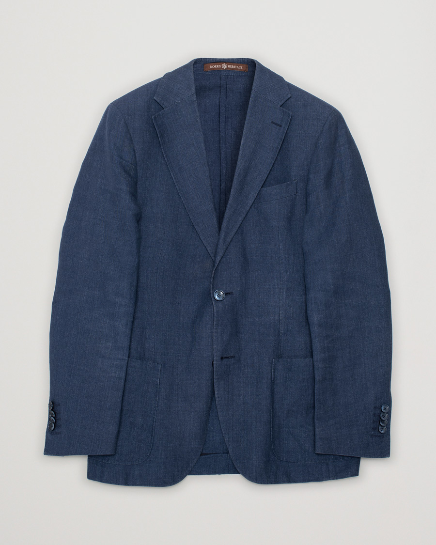 Herren | Morris Heritage Edward Oxford Blazer Navy | Pre-owned | Morris Heritage Edward Oxford Blazer Navy
