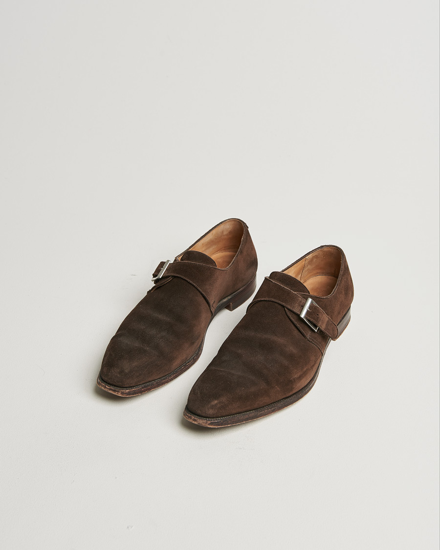 Herren | Pre-owned Schuhe | Pre-owned | Crockett & Jones Monkton Brown Suede UK8,5 - EU42,5