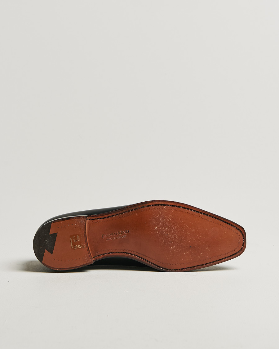 Herren | Crockett & Jones Alex Wholecut Oxford Black Calf | Pre-owned | Crockett & Jones Alex Wholecut Oxford Black Calf