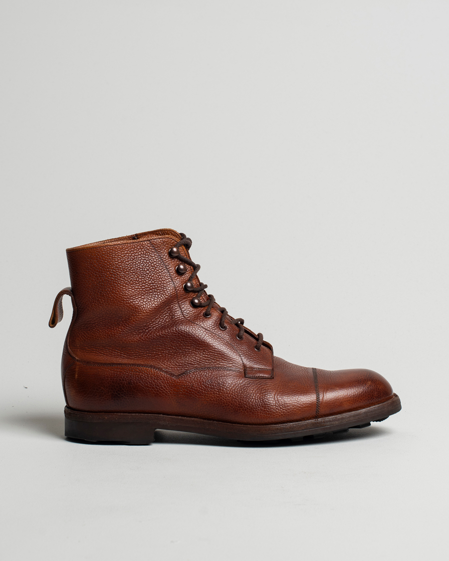 Herren | Edward Green Galway Ridgeway Boot Rosewood Country Calf | Pre-owned | Edward Green Galway Ridgeway Boot Rosewood Country Calf