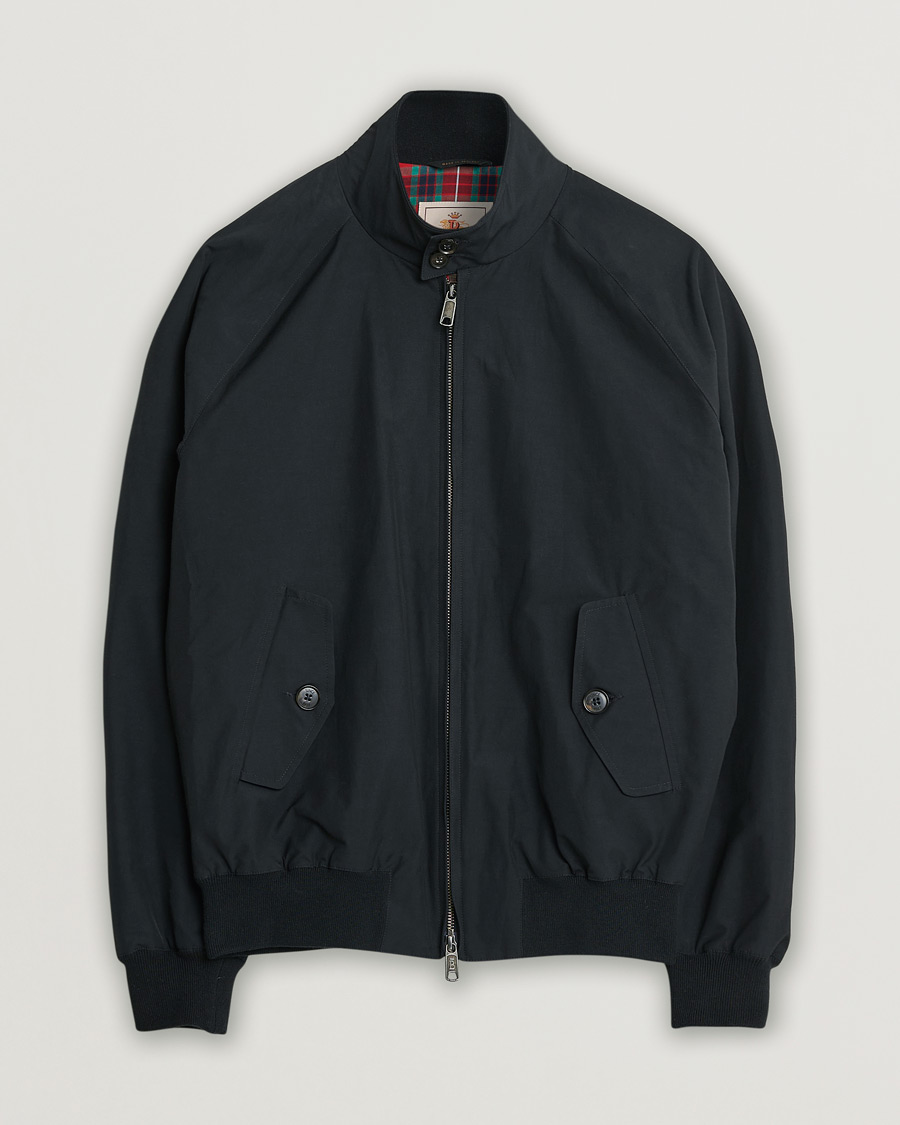 Herren | Baracuta G9 Original Harrington Jacket Dark Navy | Pre-owned | Baracuta G9 Original Harrington Jacket Dark Navy