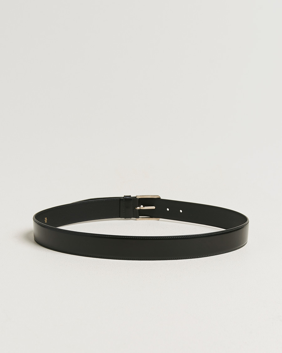 Herren | Pre-owned Accessoires | Pre-owned | Church's Polished Binder 3,5 cm Belt Black 95