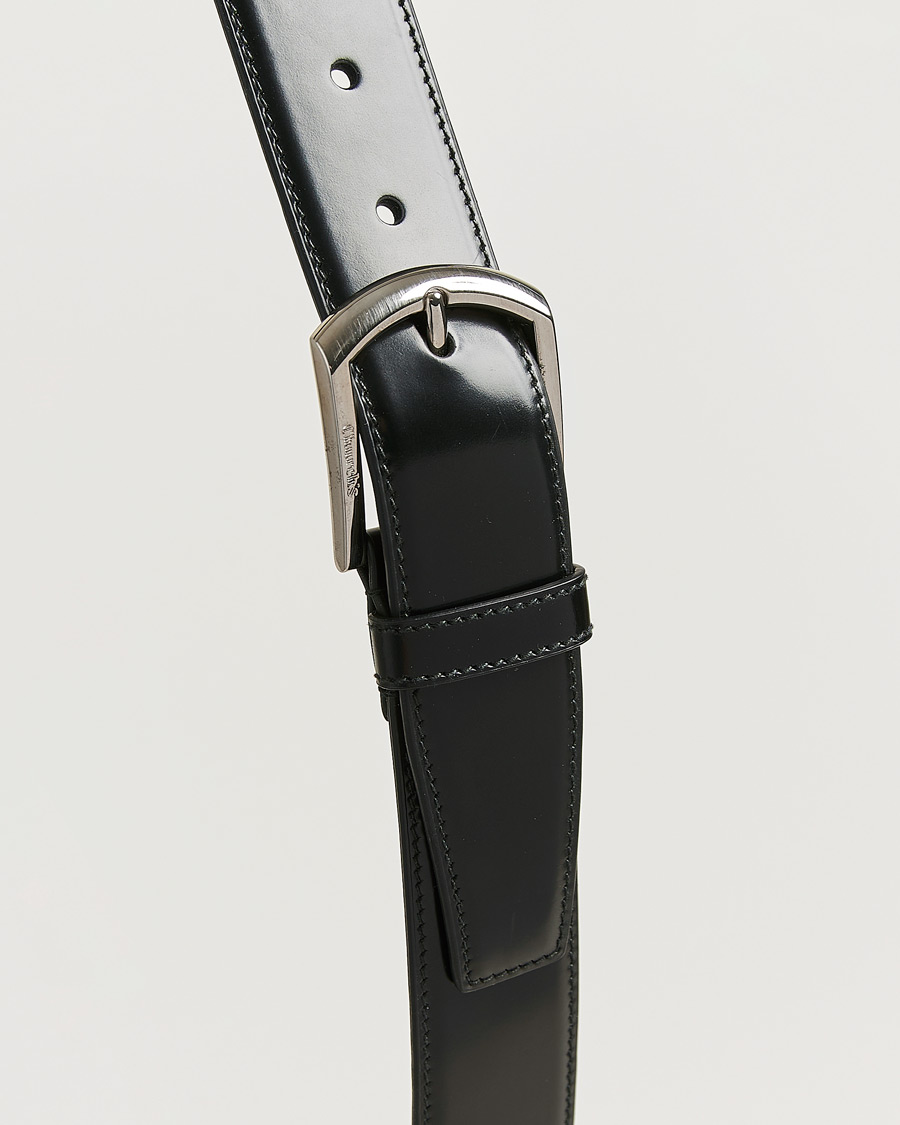 Herren | Pre-owned Accessoires | Pre-owned | Church's Polished Binder 3,5 cm Belt Black 95
