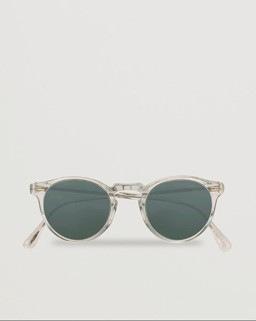 Herren | Oliver Peoples Gregory Peck Sunglasses Crystal/Indigo Photochromic | Pre-owned | Oliver Peoples Gregory Peck Sunglasses Crystal/Indigo Photochromic